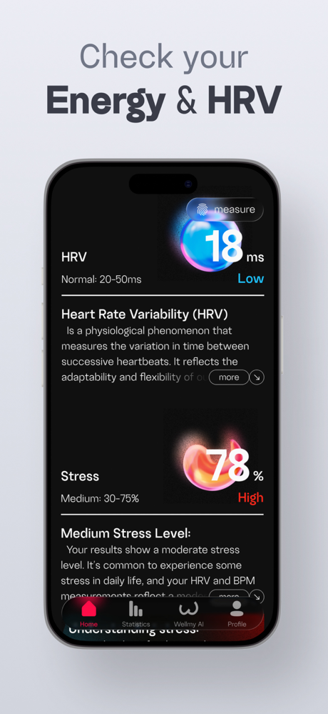 Wellmy - Heart Rate Monitor screenshot 5