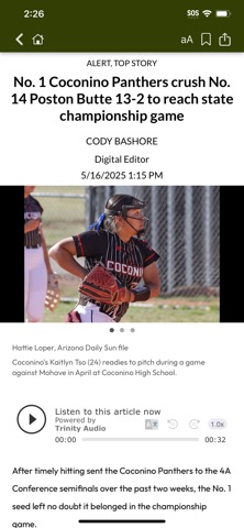 Arizona Daily Sun screenshot