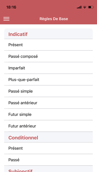 Screenshot #3 pour Conjugaisons française !