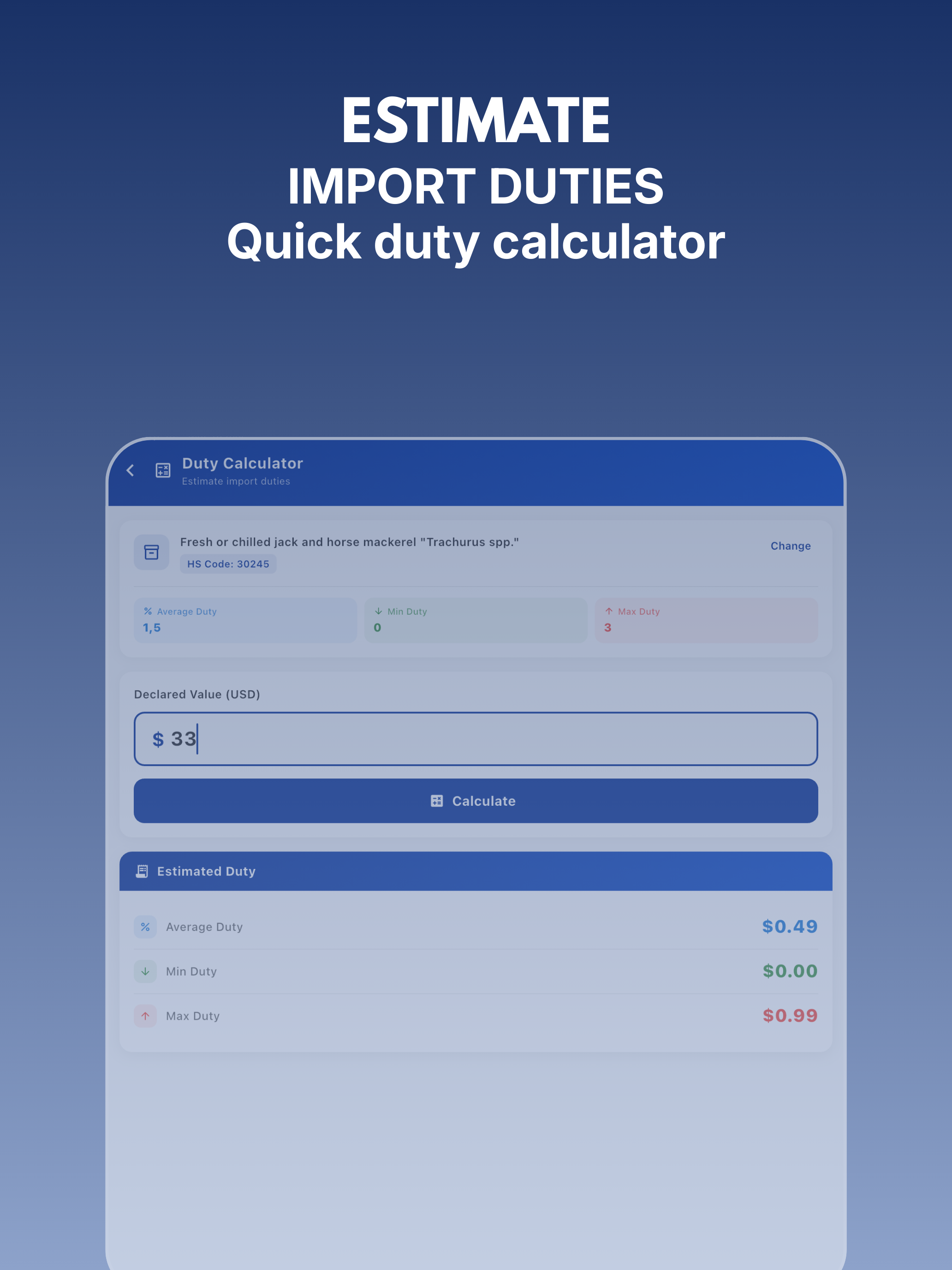 US Tariff & Customs Duty 2026