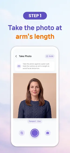 Passport Photo Maker 2x2, Visa screenshot 2