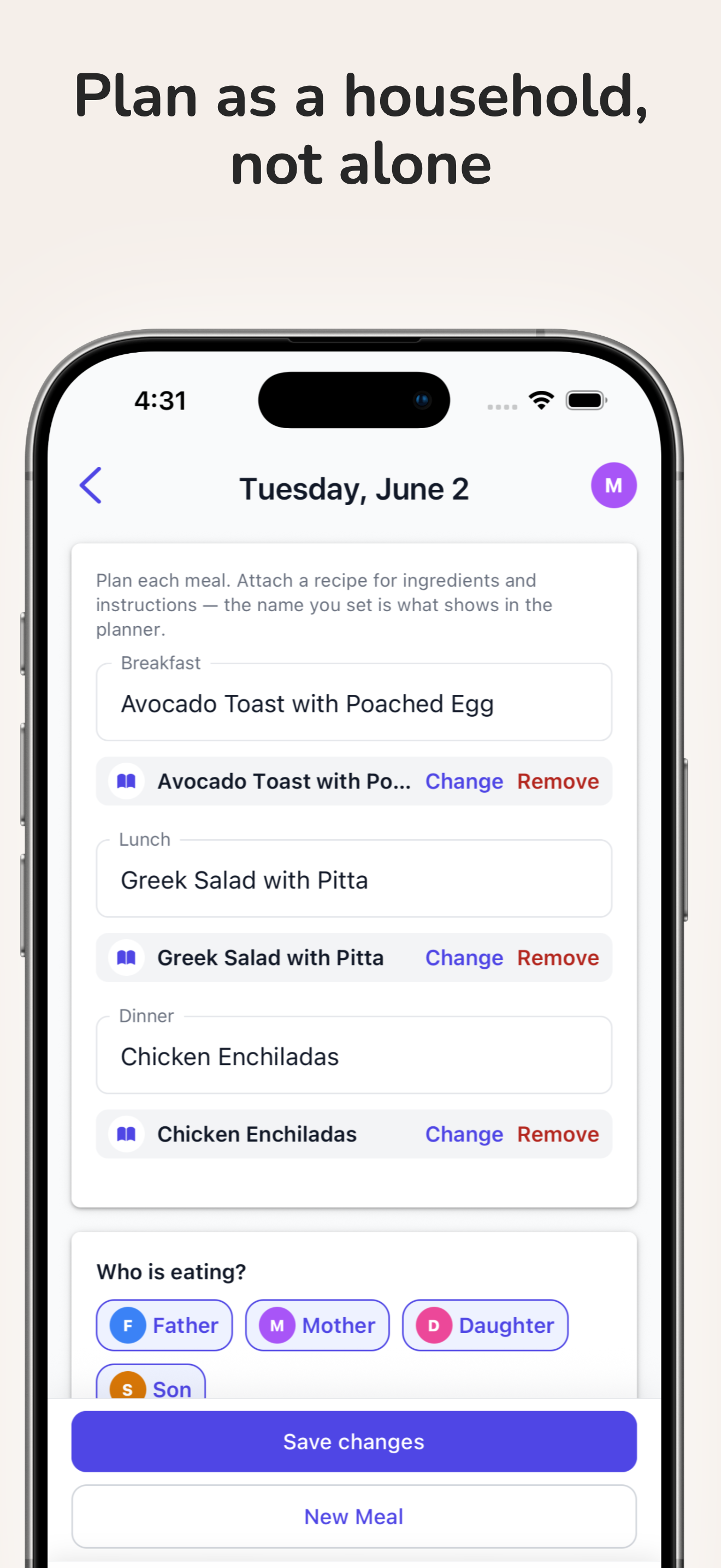 Lilara - Family Meal Planner screenshot 5
