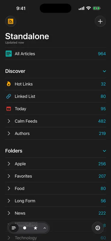 lire: RSS Reader screenshot 2 of 9