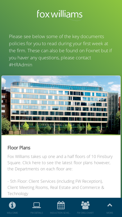 Fox Williams Vacation Scheme screenshot
