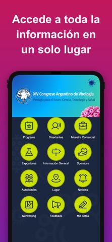 Congreso de Virología 2026 screenshot