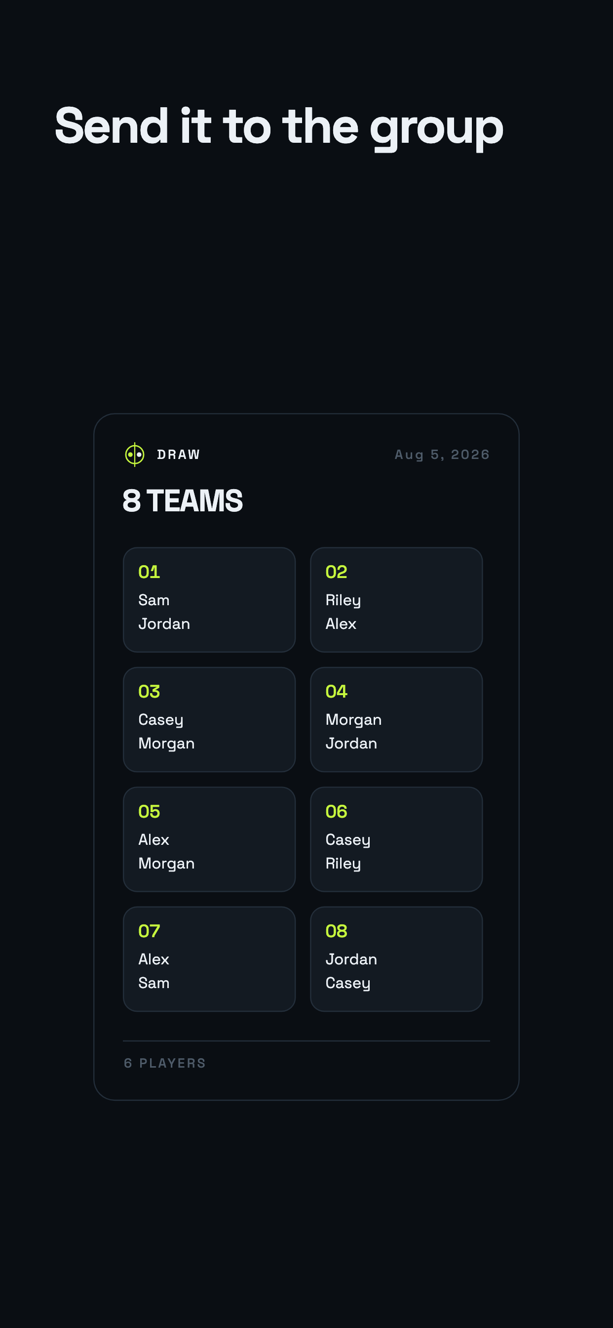 Draw - Random Teams screenshot 4