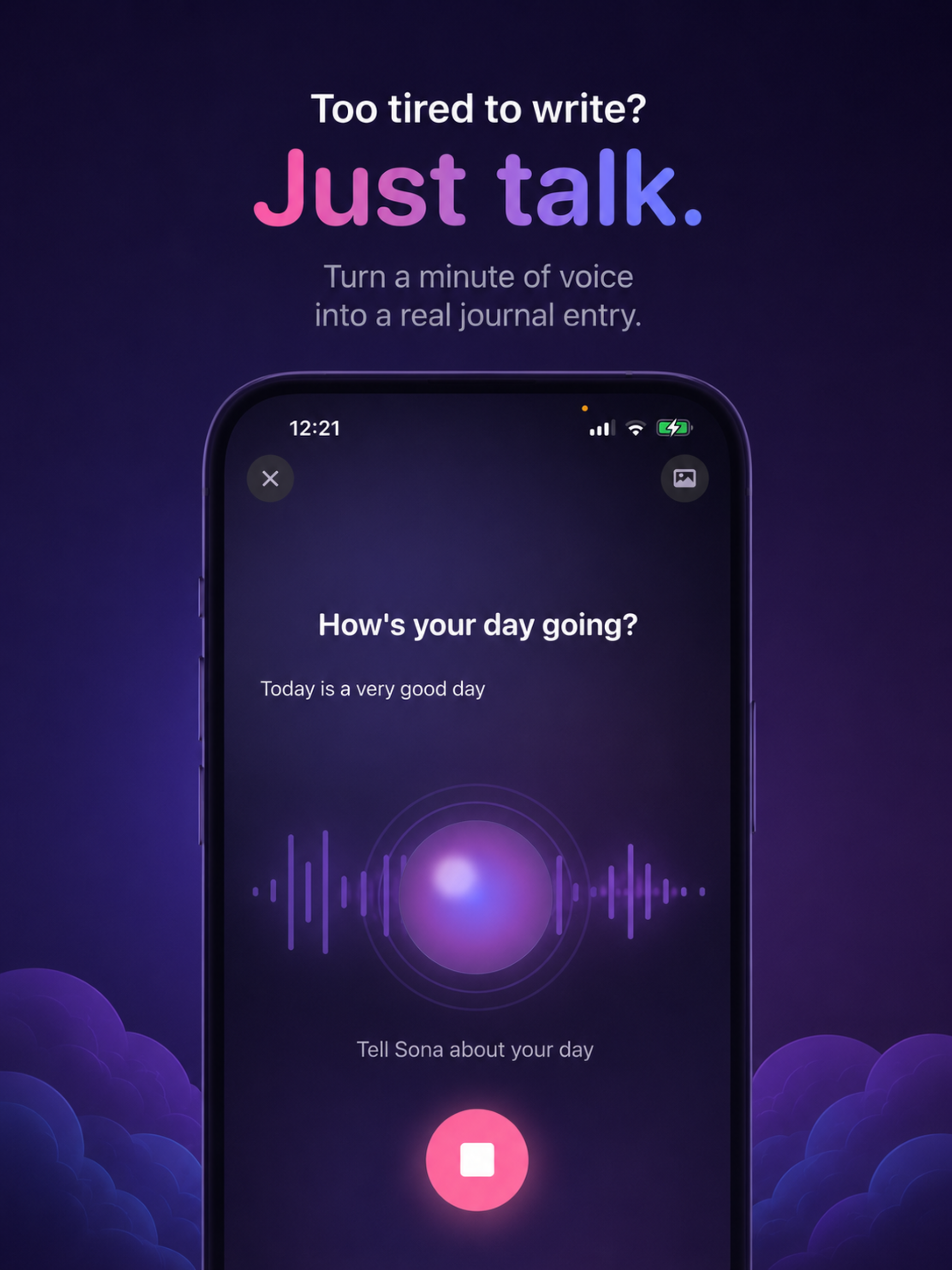 Sona: Voice Journal & Diary screenshot 11