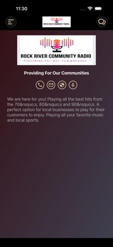 Rock River Community Radio screenshot