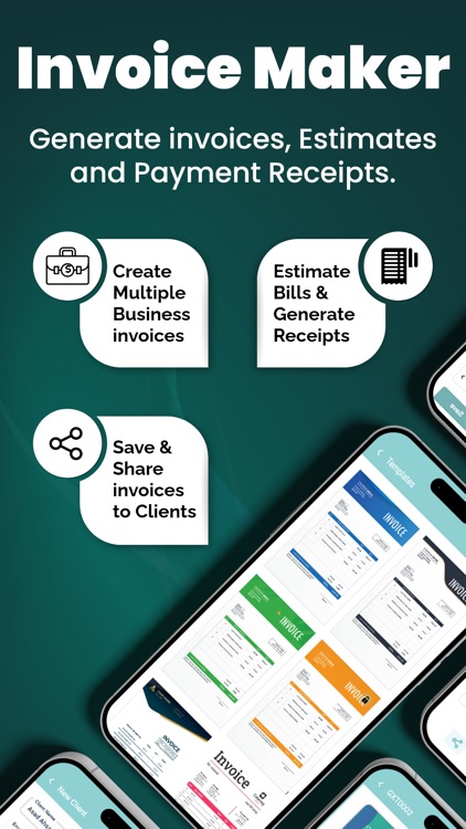 Invoice Maker & Receipt App・