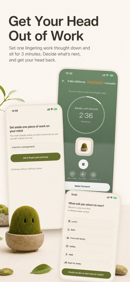 Mossu: Meditation Timer & Grow screenshot 1