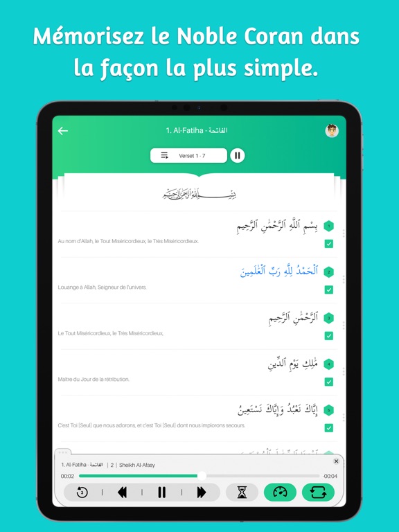 Screenshot #6 pour Mémoriser Vite | Muslim Pal