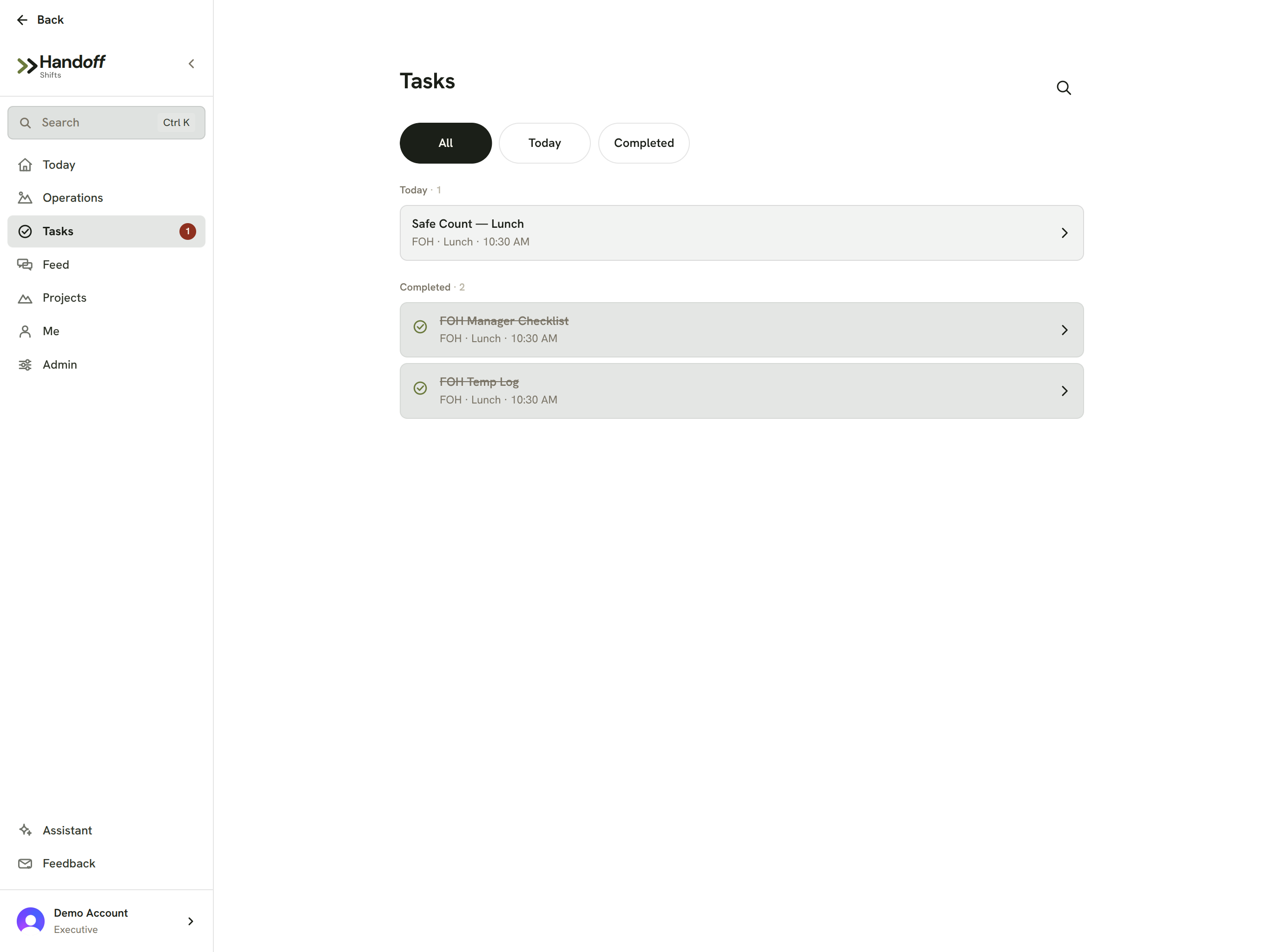 Handoff Shifts screenshot 6
