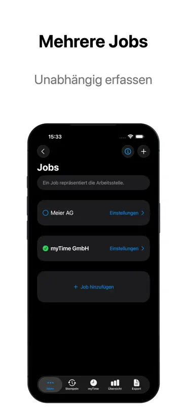 myTime - Zeiterfassung screenshot 8 of 9