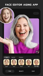 How to cancel & delete facelab hair editor: face, age 1