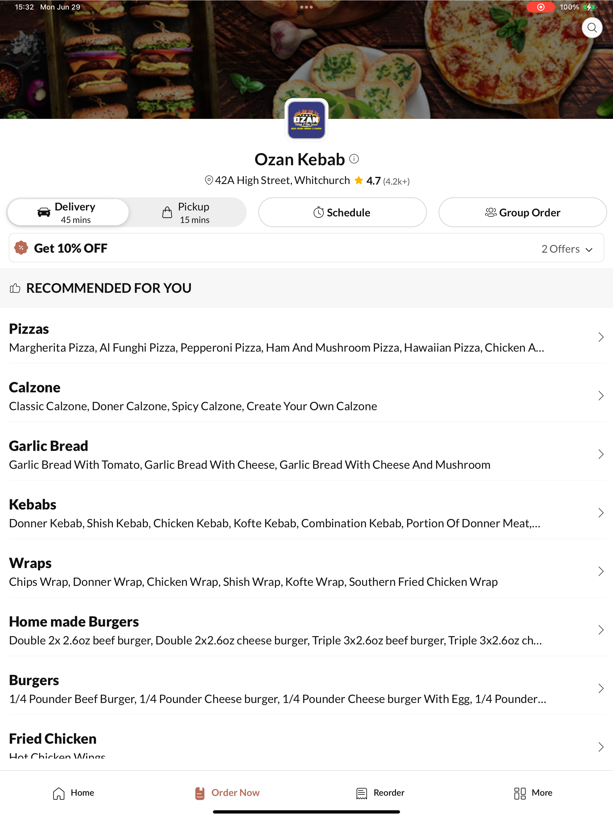 Ozan Kebab screenshot 7