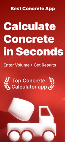 Concrete Calculator - Slab iPhone screenshot
