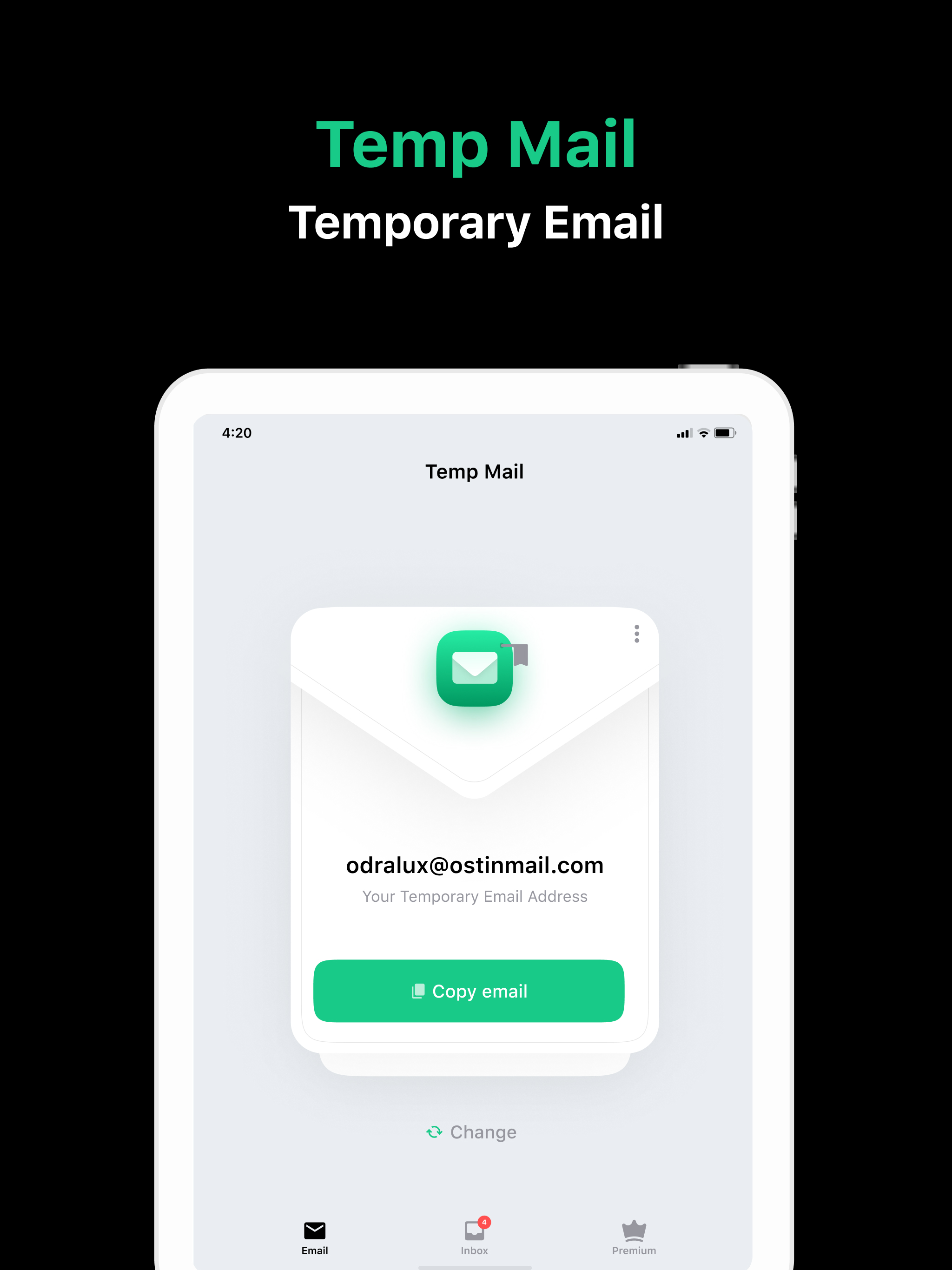 Temp Mail - Temporary Email screenshot 5
