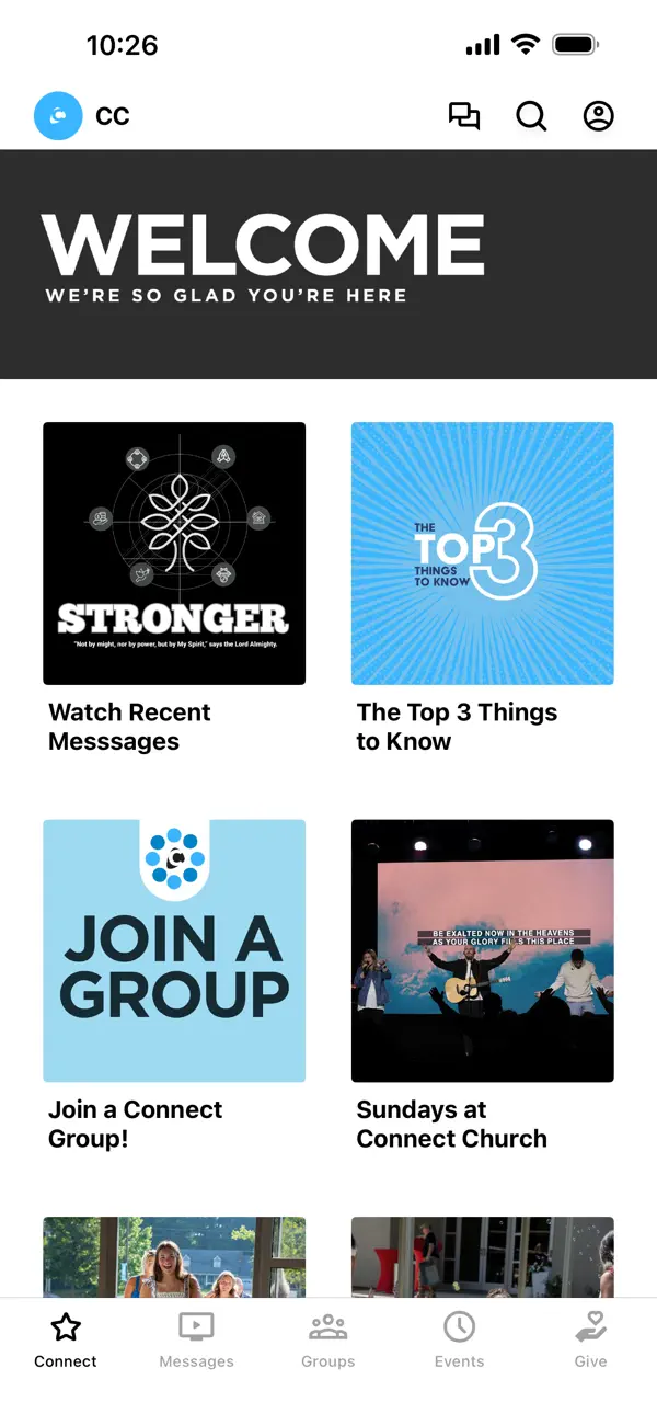 Screenshot #1 pour Connect Church - GA