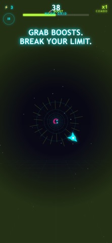 Neon Dash: Tunnel Run screenshot 1