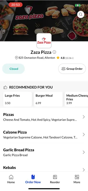 Zaza Pizza screenshot 2