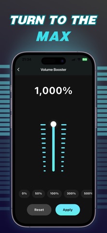 Bass Booster - Max Volume iPhone screenshot