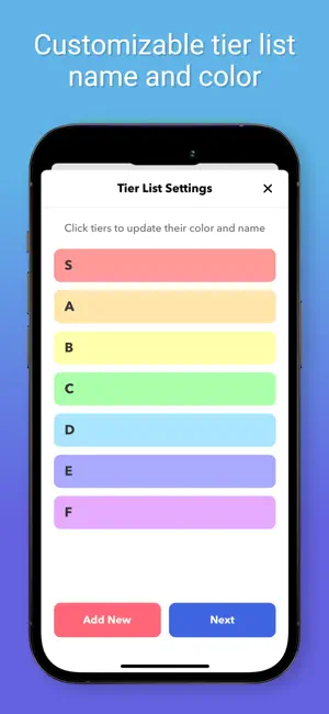 Tier List Ranking: Rank It All screenshot 2
