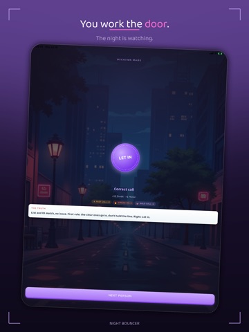 Night Bouncer: ID Check Club iPad screenshot