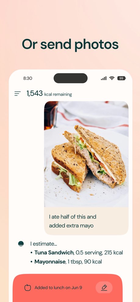 Welling AI Food & Health Coach screenshot 3
