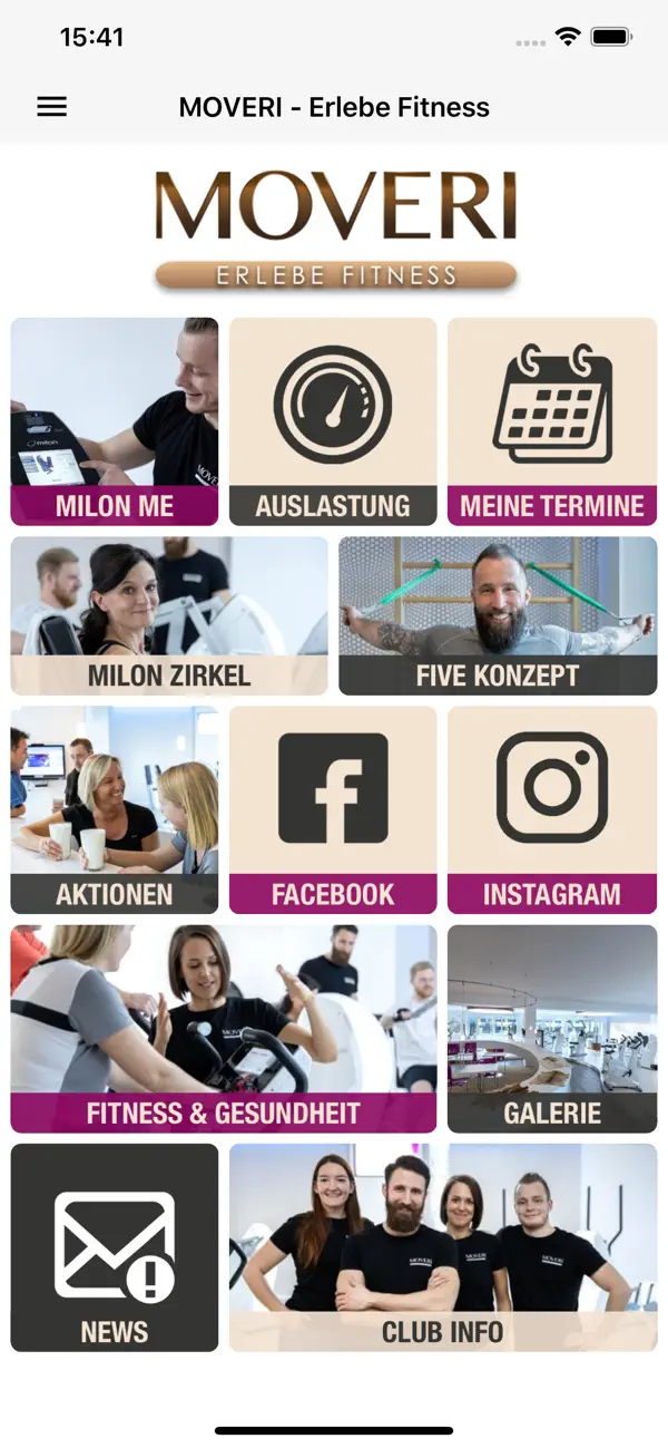 Screenshot #1 pour MOVERI FITNESS