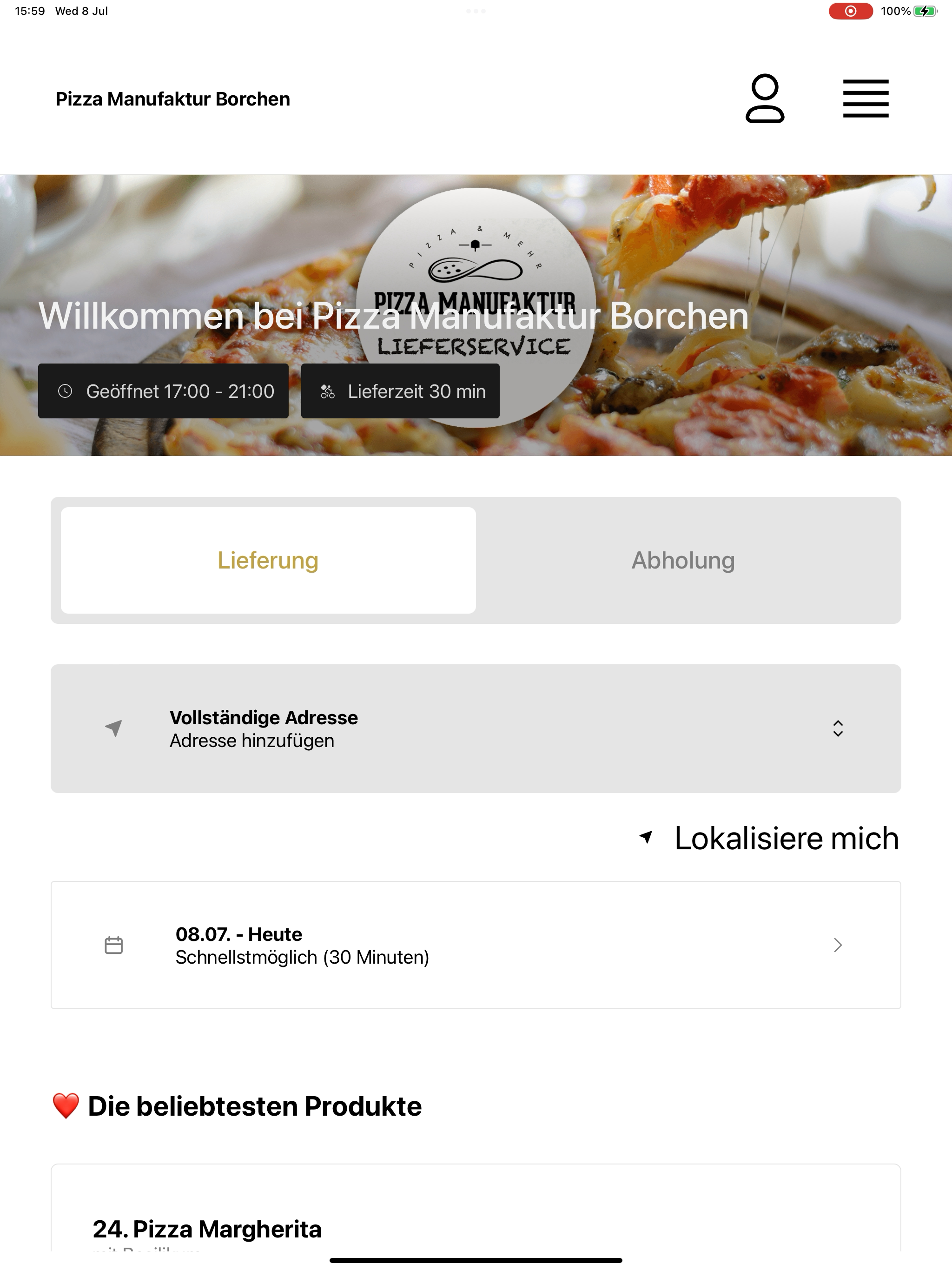 Pizza Manufaktur Borchen screenshot 13