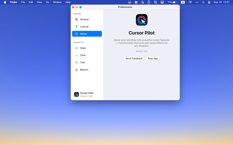 App screenshot