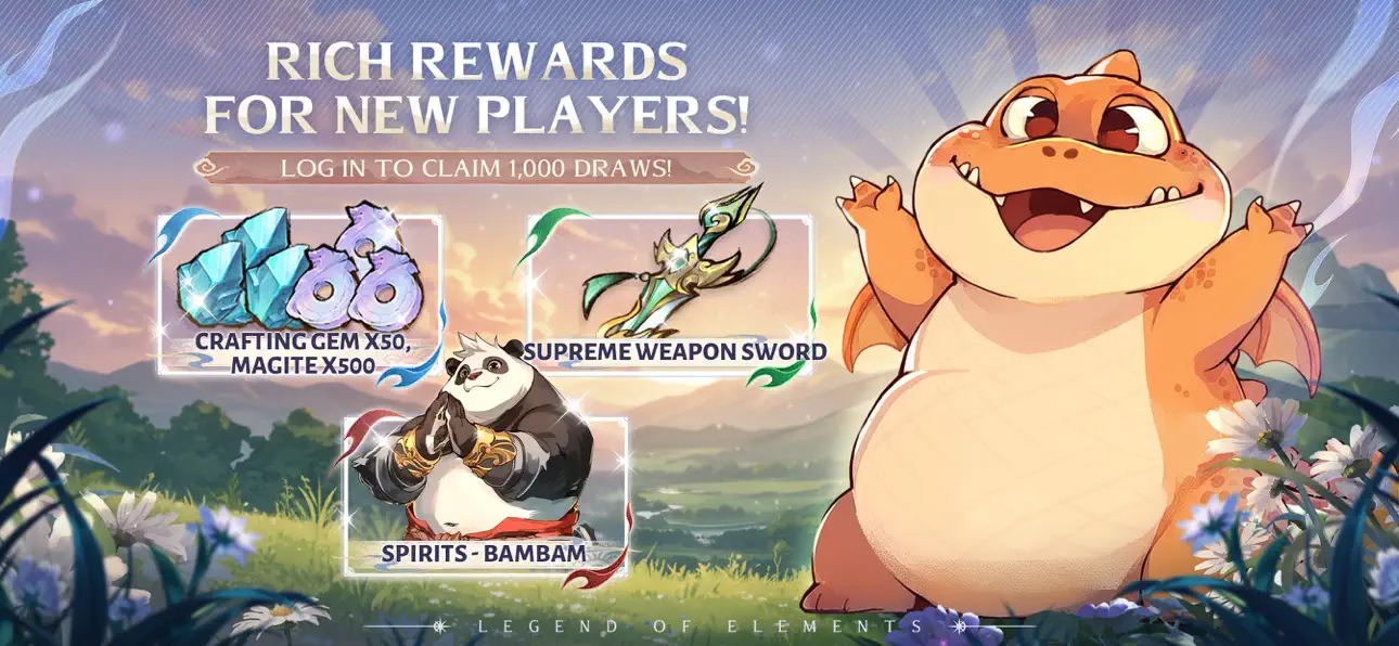 Legend of Elements iOS Mod IPA screenshot 1 - iOS game interface