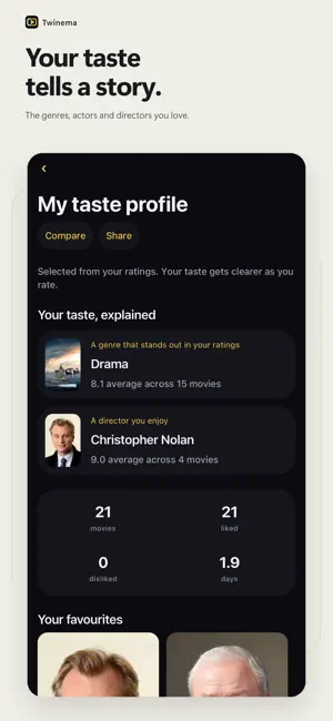 Twinema: Movie Recommendations screenshot 2
