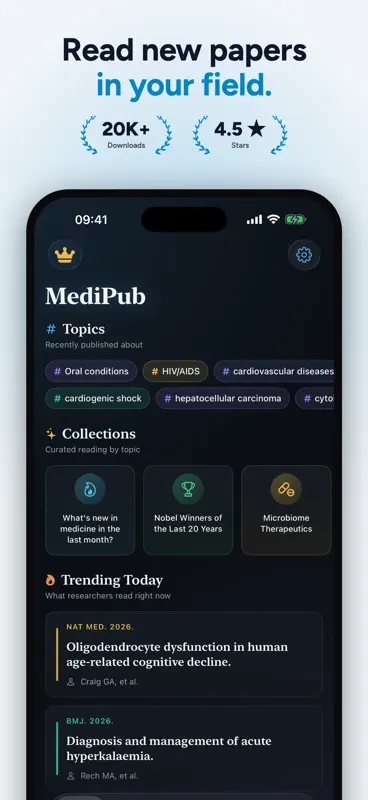 MediPub - Recherche sur PubMed screenshot 1 of 5