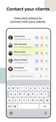 Slant CRM iPhone screenshot