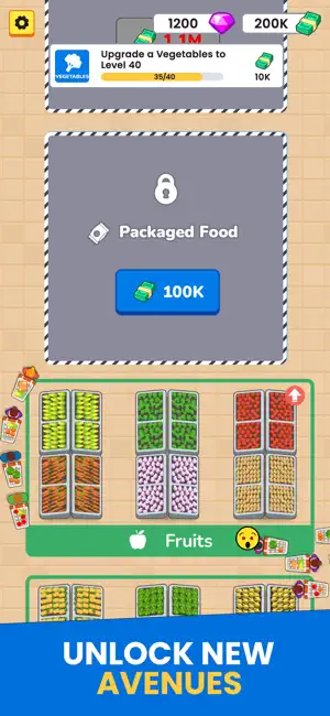 Idle Supermarket Empire screenshot 3
