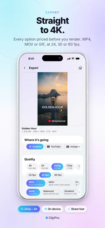 ClipPro: Video & Photo Editor screenshot 10 of 10