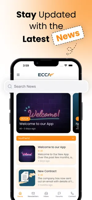 ECCA UK iPhone screenshot 2