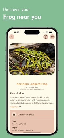 Frog Identifier - FI iPhone screenshot