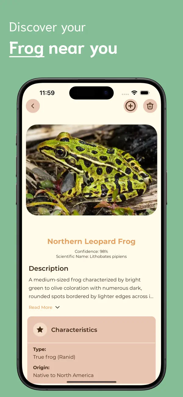 #3. Frog Identifier - FI (iOS) Ved: Ankur Dhameliya