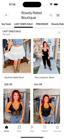 Rowdy Rebel Boutique iPhone screenshot