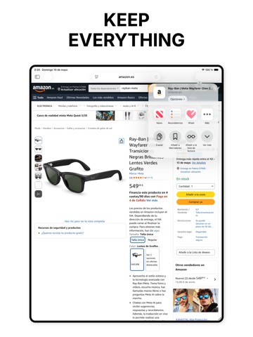 Wiset: Wishlist & Wedding List iPad screenshot
