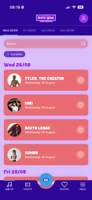 Festival Rock en Seine 2026 screenshot 2