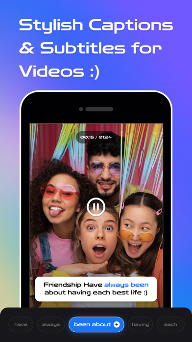 AI Video Caption Generator Screenshot