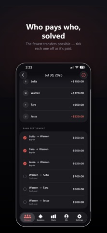 Poker Home Games Tracker screenshot 2