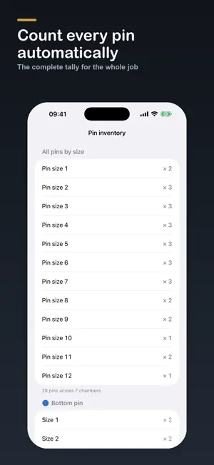 PinningLab: Locksmith Charts screenshot 4