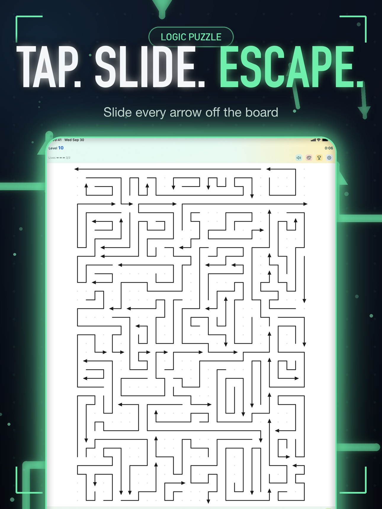 Screenshot 5 of ArroShift: Arrow Puzzle Escape