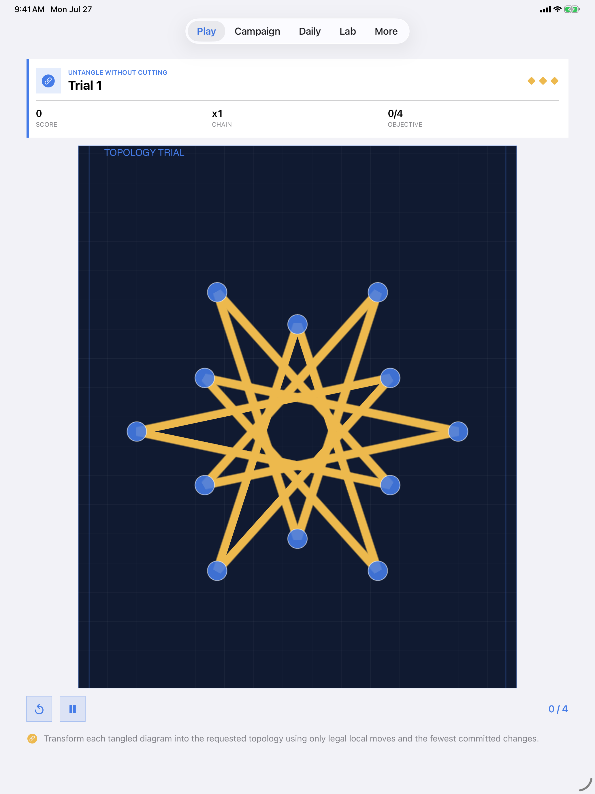 Knotspan: Topology Trials iPad screenshot 1 of 3