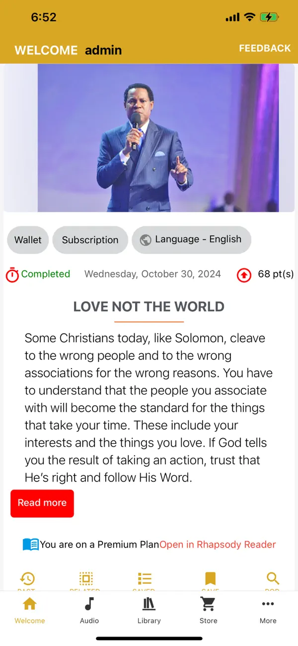 Screenshot #3 pour Rhapsody of Realities.