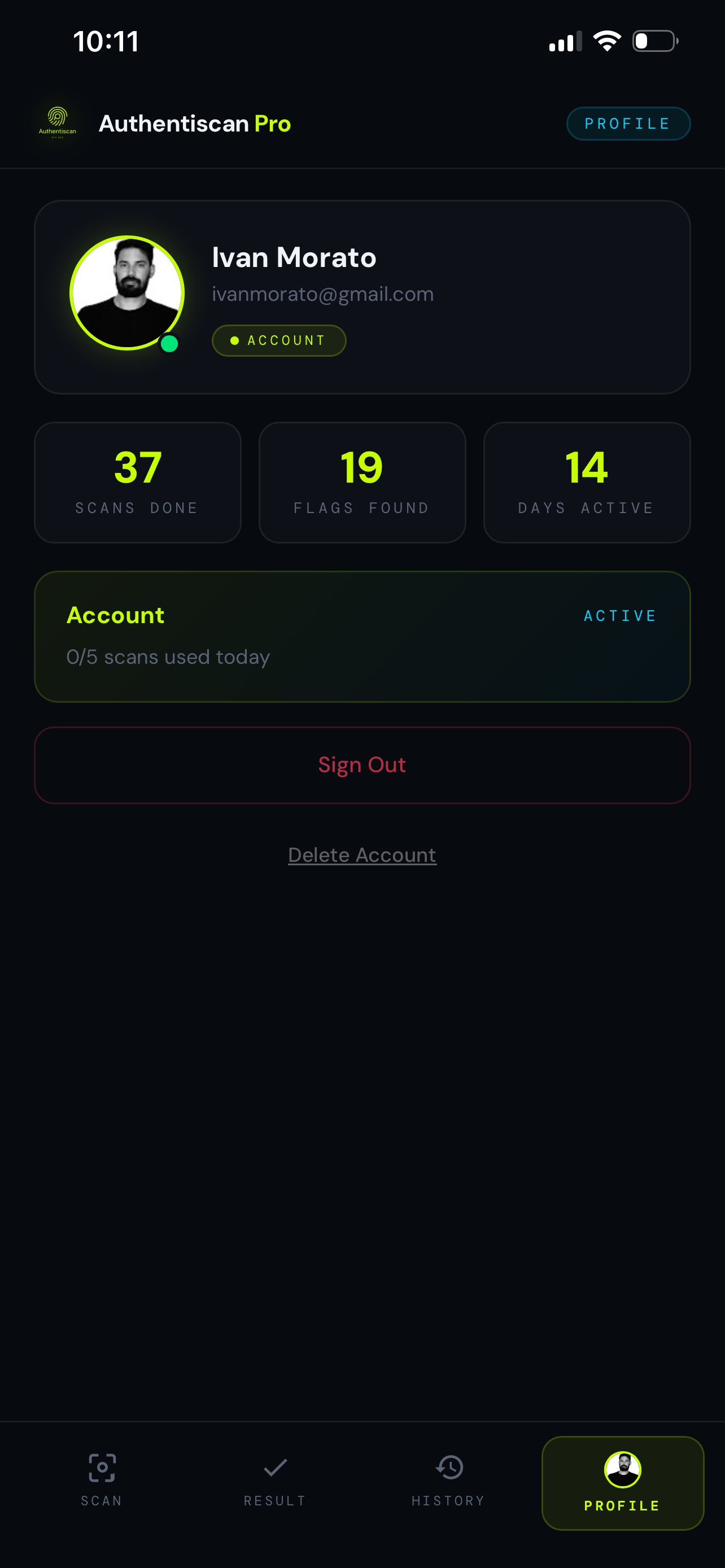 Screenshot 6 of AuthentiScan Pro